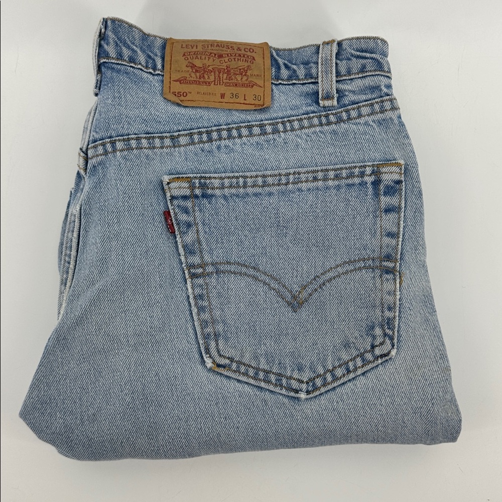Vintage Levi Strauss & Co. 550 Classic Light Blue Jeans